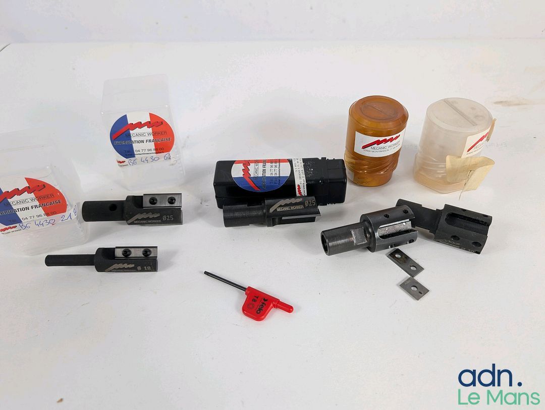 Lot de 4 porte-outils de défonçage à plaquettes réversibles …