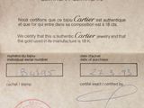 a certificate on a piece of paper with a stamp on it