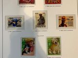 a picture of a picture of a collection of stamps