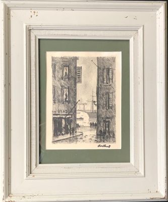 Robert Louis ANTRAL (1895-1939), le quai de la fosse Nantes,…