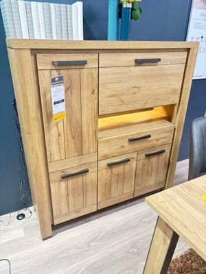 Buffet haut en placage de chêne H&H modèle MESSINE (pv 1999€… - Photo 1
