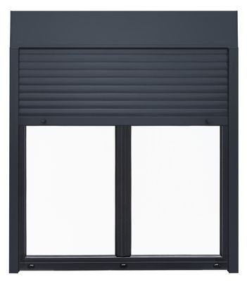 Fenêtre osc-battant/volet roul PVC Essentiel H75xl120cm 2 vt…