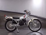 a motorcycle that is parked in a parking garage