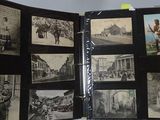 an old photo album with pictures of people on it