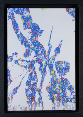 JONONE (1963-) "Liberté, Égalité, Fraternité" sérigraphie su…
