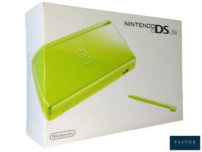 the nintendo ds lite is in the box and ready to be shipped