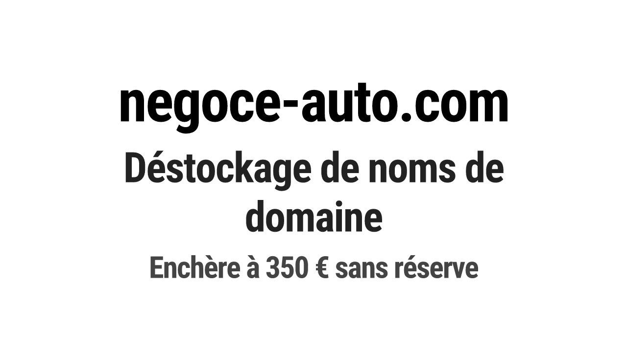 Destockage & Invendus