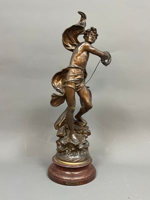 D'après Émile BRUCHON (1806-1895) La tempête. - Photo 1