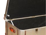 a suitcase that is open on a white background