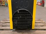 mercierr & c e electric heater on pallet in warehouse