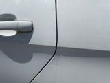 a close up of a door handle on a car