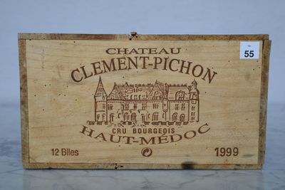 Douze bouteilles de Château Clément-Pichon cru bourgeois Hau…