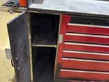 an image of a workbench in a garage