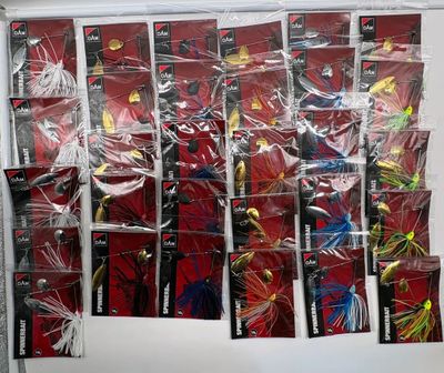 Lot de 30 spinnerbait dam  de différentes tailles et différents gramma