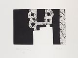 an image of a black and white drawing of a letter h