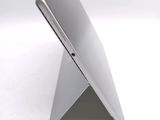 the back view of a laptop computer with a white background