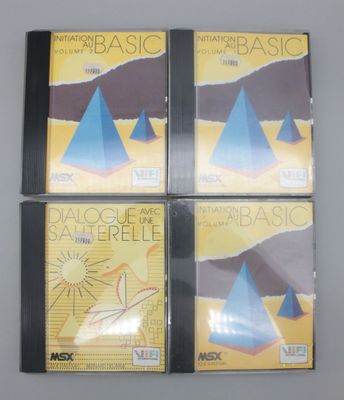 Lot de quatre logiciels de programmation MSX