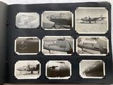 a book with a bunch of pictures of airplanes