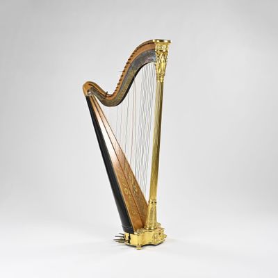 TOWNSEND William and Co Edimbourg Harpe à sept pédales et qu…