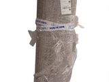 a roll of burlock fabric wrapped in plastic wrap