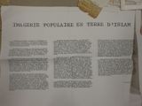a piece of paper that has been placed on the wall