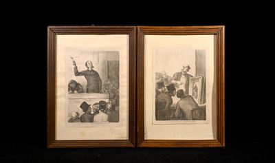 une vieille photo représentant deux portraits encadrés d'un homme et d'une femme