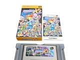 a nintendo game on the table next to a box of games