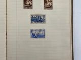 a book with a bunch of stamps on it