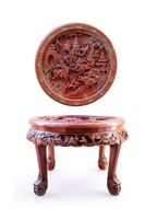 GRANDE TABLE ET SES TABOURETS, CHINE (photo 2)