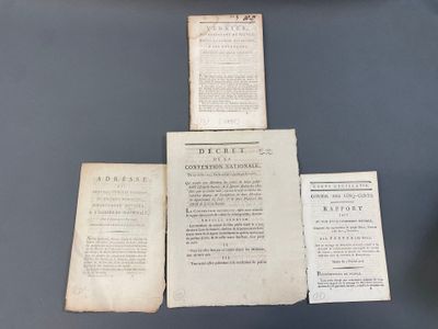 4 documents révolutionnaires concernant le département du Ju…