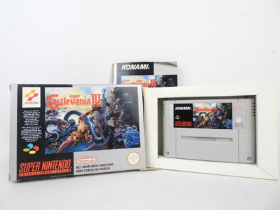 une image d'un jeu Nintendo Super Nintendo dans sa boîte