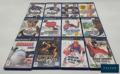Les jaquettes des jeux vidéo sont toutes de couleurs et de tailles différentes