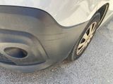 a close up of the front bumper of a car
