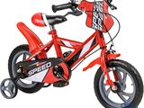 vélo pour enfants rouge et noir, sans pédales ni freins