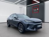 a grey 2021 toyota c - hr suv parked in a showroom
