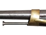 a close up of a gun on a white background