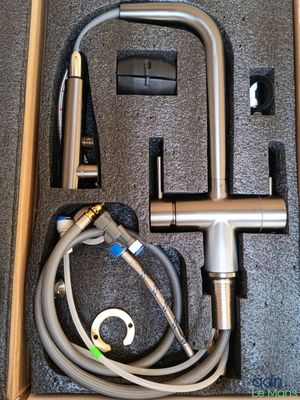 a box that has a hose and a hose in it