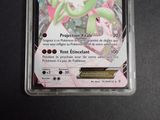 a close up of a pokemon card on a table