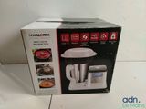 packaging of a blender sitting on top of a counter next to a box