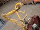 a bike that is sitting in the middle of a pile of items