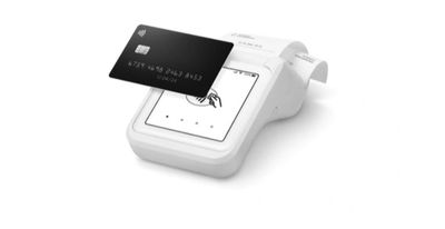 an image of a credit card holder with a credit card attached to it