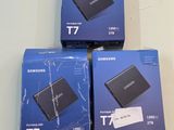 three new samsung t7 hard drives are in the packaging