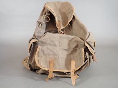 a backpack that is sitting on a table