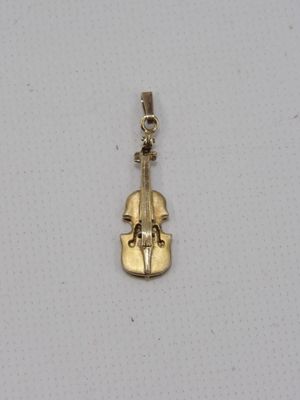 Pendentif fantaisie forme violon.