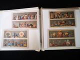 a open book with a bunch of miniature figurines on it