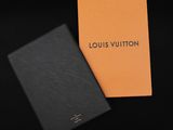 louis vuitton notebook in black and orange