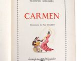 un livre ouvert avec la photo d'un homme et d'une femme