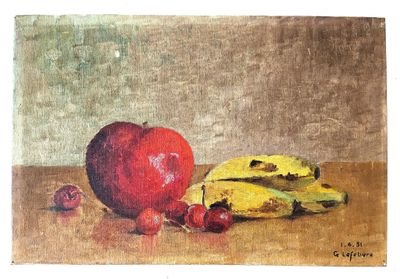 Georges LEFEBVRE (1887-1962, peintre belge) / Huile original…