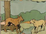 une photo d'une photo montrant des chiens en train de jouer ensemble