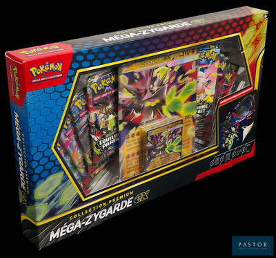 une boîte de cartes Pokémon qui se trouvent dans la boîte
